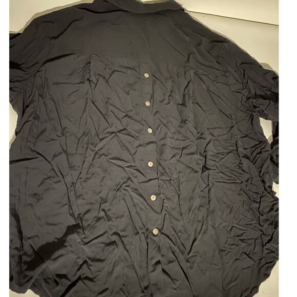 Jane Delancey Women's Black long sleeve button up plus size 2X - Picture 3 of 6